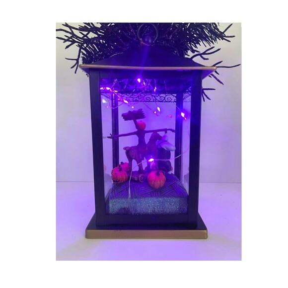 Disney's Nightmare Before Christmas Lighted Lantern, The Pumpkin King-NEW - Picture 3 of 11
